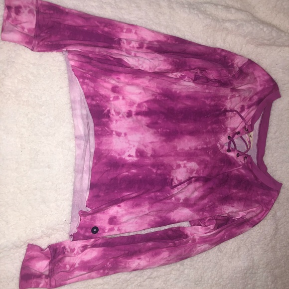 Hollister Tye dye Crop Top - Picture 2 of 3